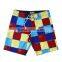 men summer wear male tartan print shorts