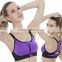 zm10837a fashion wireless fitness bra shakeproof sports underwear yoga bra with zipper