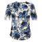 women thin cotton t-shirt 2015, floral t shirt 2015
