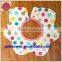 Flower series rotatable cotton Baby Bibs