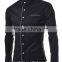 Best price Korean style fashion new model slim fit casual shirt for men