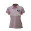 High Quality Pique Cotton/spandex Polo Shirt With Logo Embroidery Ladies