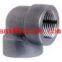 Stainless ASTM A182 F321 Socket Weld 90deg Elbow