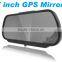 High Definition Bluetooth Handsfree 7 inch Rearview Mirror GPS