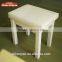 Factory Supply Modern Design White Fitting Room Stool