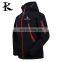 Empty Custom Black Breathable Softshell Jacket Hoodies Winter Jacket
