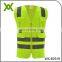 Australian standards reflective mesh yellow security safety vest