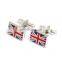 Mens Gift British Flag Cufflinks