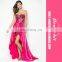 2017 New High-low Strapless Bride Evening Gown Formal Dance Party Dress