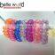 Fashion Factory Price Small Size Transparent Elastic Telephone Wire Hair Band Colorful Hair Accessories
