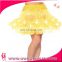 Ladies clubwear skirt yellow tutu skirt for nightwear