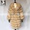 2017 New Latest Design Woman Warm Coat High Grade Fox Fur Coat Parka