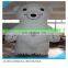 Hot Sale!! Plush Inflatable Polar Bear Mascot Costume Customized 3meter Height Bear Mascot Costume For Wedding Party Use