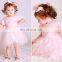 T-GD036 Embroidered Mesh Graceful Wedding Baby Girls Dress