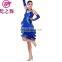 Sequins tassel professional latin dance costume for sale L-7072#