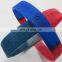High quality silicone bracelet with logo, charm silicone wristband with stitching color, silicone band for sale
