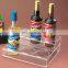 Useful and customized size acrylic bottle display holder