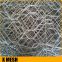 High tensile 80x60mm opening hexagonal gabion basket for retaining wall