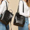 2019 new leather women's bag soft-faced retro college women's shoulder bag