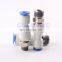 KSH rotary swivel joint straight for hose OD 4mm/6mm/8mm/10mm/12mm 360 rotation angle M5 1/8 1/4 3/8 air high speed rotary joint