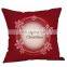 Household Decorative Christmas cotton linen Throw Pillow case cover  For Sofa