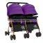 Easy Folding  Double Twin Stroller /Two Seat Baby Cart/Twin Pushchair Lightweight