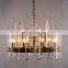 antique brass contemporary clear crystal chandelier pendant lights for home lighting decoration