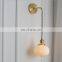 Decorative White Ceramics Wall Lamp E27 Long Arm Indoor Wall Lamp