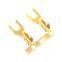 DJ4311-3.2 fork lug horizontal brass horizontal 3.2 fork terminal