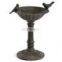 vintage metal out door bird feeder stand