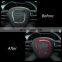 Factory Car steering wheel center logo Covers Stickers Trim for Audi A4 B6 B7 B8 A6 C6 A5 Q7 Q5 A3 8P S3 8v Car Interior