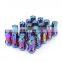 AOSU R40 17Hex Convenient Durable Multicolor Anti Thetf Hex Chrome Wheel Lug Nuts