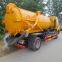 6000 liters vacuum sewage suction truck Dongfeng 4x2 4x4  suction tanker truck