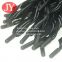 10cm flat cotton drawstring with tpu plastic aglet string cord ends shoe lace aglet