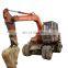 Hitachi ex60wd wheel excavator , Second hand hitachi digger ex60 ex160 , Mini excavator hitachi