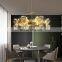 Indoor Bedroom Office Hotel Decoration Pendant Light Contemporary Living Villa Decor Art LED Acrylic Chandelier