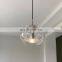 Hot Sale Single Ball Glass Chandelier Decor Design LED Pendant Light For Dining Room Living Room Bedroom Led Hanging Lamp