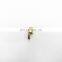 Wholesale cheap gold metal letters alphabet slide buckle charms logo