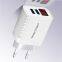 Good quality LED fast charger 2 port quick charger 2.1a usb charger for iPhone 11 12 13