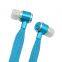 Air Tube Rope Braided Flat Cable Wired Earphones With MIC Headset