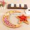 Hot Sale Unique Design Food Serving Tray Picnic Wooden Bamboo Serving Tray