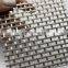 Corrugated metal woven mesh decorative curtain wall mesh crimped wire mesh
