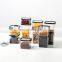 6 pieces BPA Free Plastic Cereal Containers with Easy Lock Lids Kitchen Airtight food storage Containers