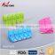 Laundry accessories 18 pcs plastic colored spring clothespins