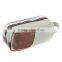 Durable Canvas Pencil Case With Leather Trim For Teenagers