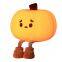 NEW LED USB Rechargeable Dimming Touch Cartoon Cute Bedroom Decor Silicone Table Lamp pumpkin Night Light Children Night Lights
