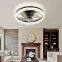 Low Profit Bedroom Ceiling Fan Light With Remote Controller