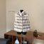 2025 Autumn/Winter Cream Latte Imported Rex Rabbit Fur Chinchilla Pattern Fur Vest