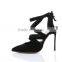 Ladies heels 2016 shoes women strap heels metal heels women shoes high heels