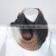 High quality Unisex Winter Warm Infinity 2 Circle Cable Knitted Scarf